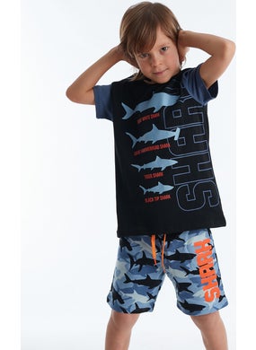 Mshb&G Shark Boys Shorts Set  - Image 1