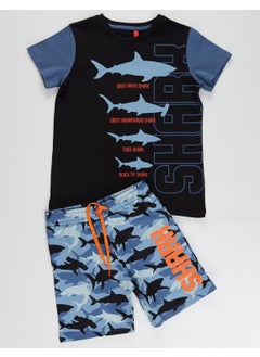 Mshb&G Shark Boys Shorts Set  - Image 4