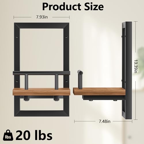 Sbosbo bosbo Floating Shelves for Wall, Plant Shelf Indoor, Wall Planters for Indoor Floating Plant Shelves for Bedroom, Living Room, Kitchen, Office, Bathroom Decor (3 Pack) - Image 2