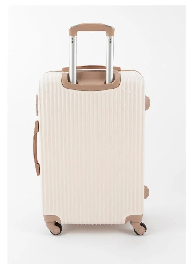 LIMRA Luggage set 5 pieces travel Bags with a distinctive design from limra beige/gold