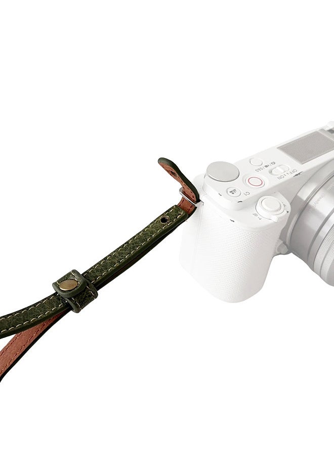 Generic Universal Camera Wrist Strap Synthetic Leather Hand Strap for Camera Wristband Lanyard Replacement for Canon Sony Mirrorless Cameras  - Image 4