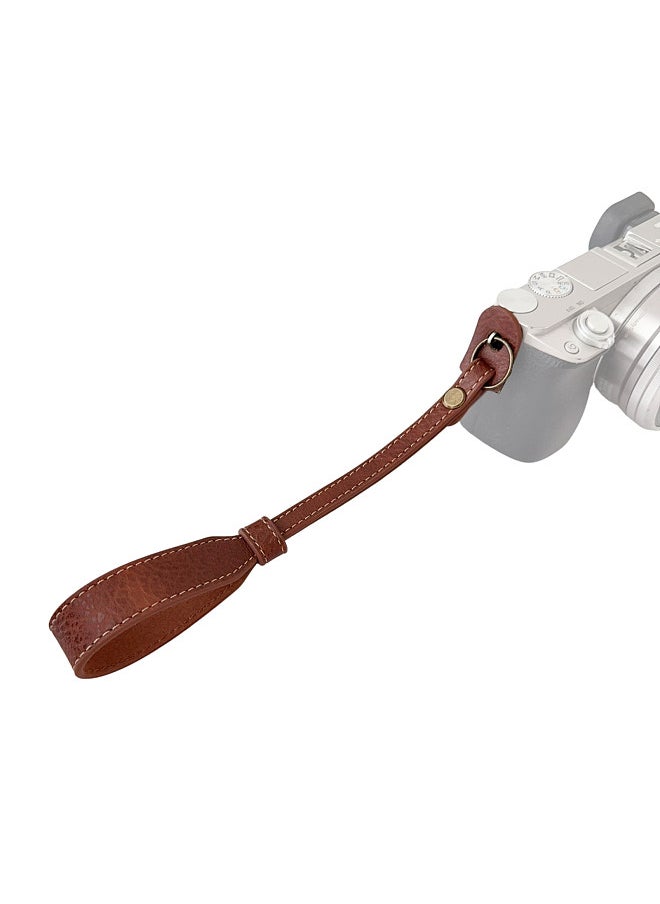 Generic Universal Camera Wrist Strap Synthetic Leather Hand Strap for Camera Wristband Lanyard Replacement for Canon Sony Mirrorless Cameras  - Image 3