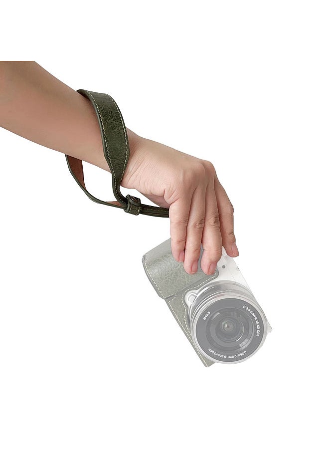 Generic Universal Camera Wrist Strap Synthetic Leather Hand Strap for Camera Wristband Lanyard Replacement for Canon Sony Mirrorless Cameras  - Image 5