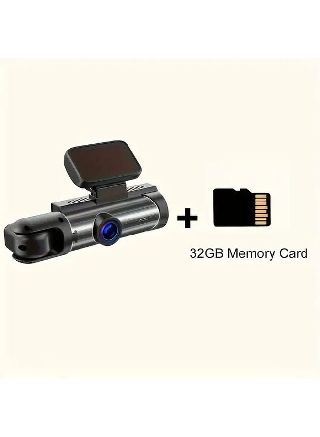 1080P Dual Camera Car DVR With Night Vision 24H Loop Recording 32GB - Image 1