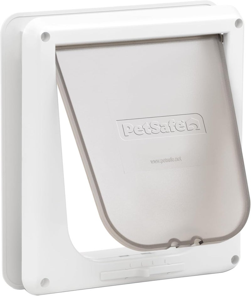 PetSafe Interior Cat Door with 4-Way Locking System - Tinted Privacy Flap for Litter Box Access - Image 1