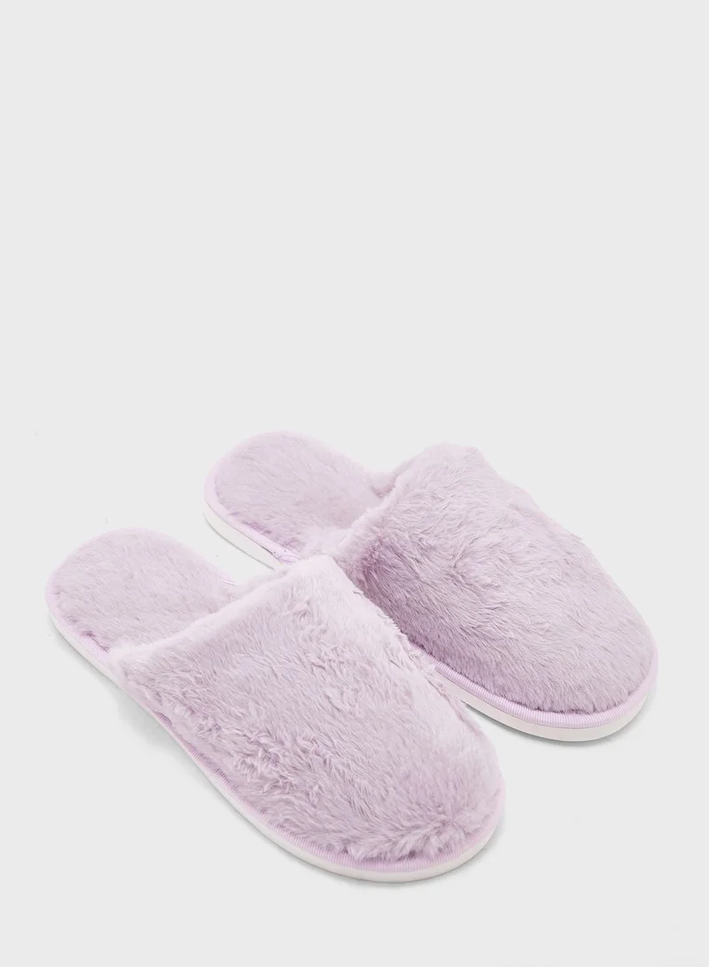 Ginger Closed Toe Bedroom Slippers