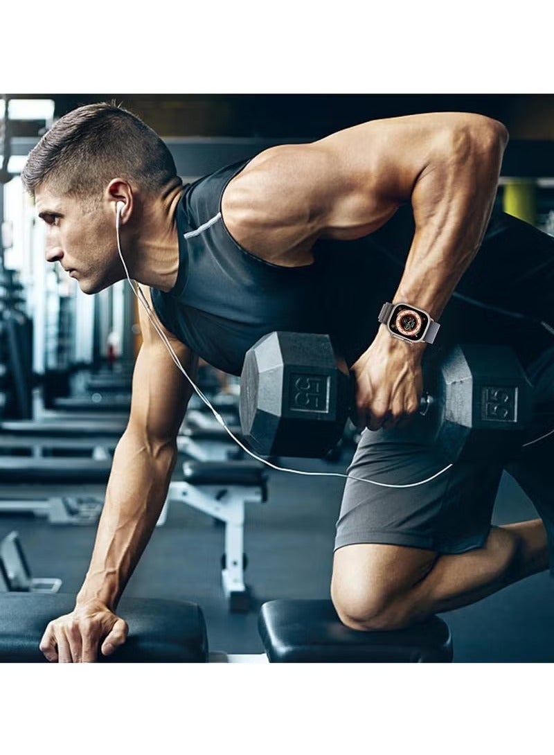 (Pack of 3) Apple Watch Alpine Loop Band for Apple Watch Ultra 1/2 49mm 46mm 45mm 44mm 42mm Nylon Woven Sport Strap Compatible with iWatch Series 10 9 8 7 6 5 4 3 2 1 SE - Image 3