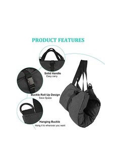 Moonmen Waterproof Roll Up Tool Bag,Car Super Tool Roll Bags,Canvas Tool Roll Pouch,Multi-Purpose Wrench Tool Roll Organizer Hanging Pouch Tote Carrier Bag with 5 Zipper Pocket  - Image 3