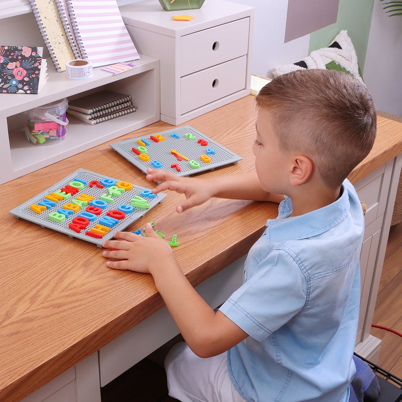 أوجي موجي تويز أوجي موجي مجموعة لعب الحروف والأرقام 220 قطعة للأطفال والصغار - Image 5