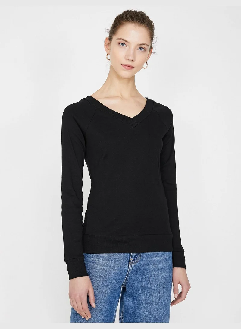 KOTON V Neck T-Shirt