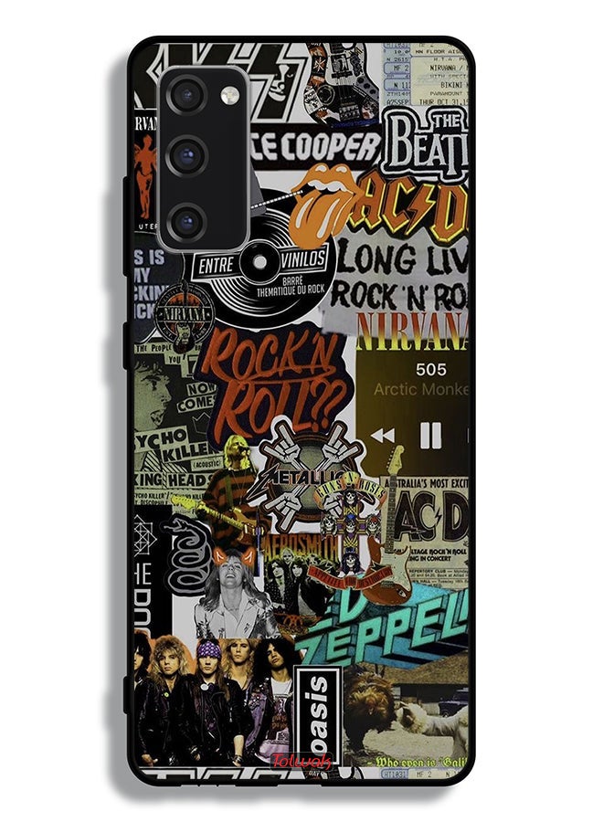 Tolwak Samsung Galaxy S20 FE Protective Case Cover Long Live Rock N Roll  - Image 1