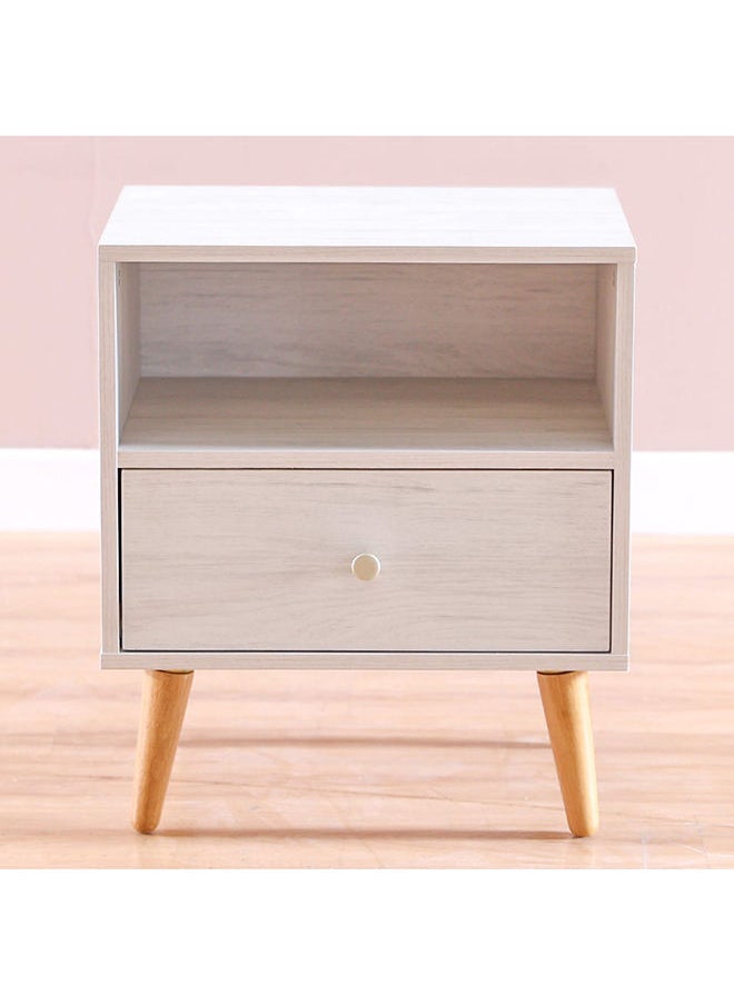 DANUBE HOME - Patterson End Table Multifunctional Living Room Table Space Saving Side Table Modern Design Furniture For Home 48x40x56 cm Light Oak - Image 1