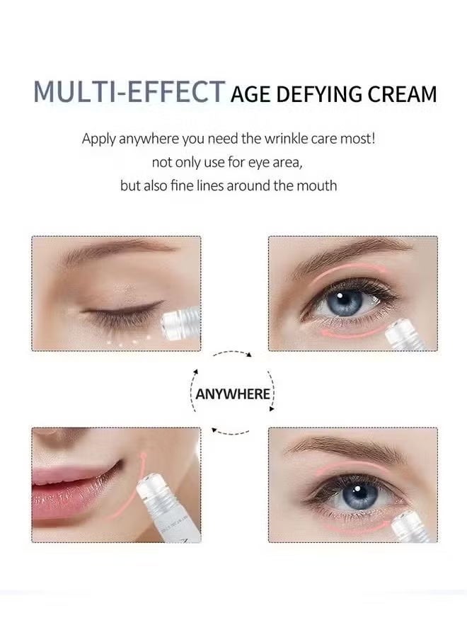 أوكويست الببتيد مكافحة الشيخوخة مصل العين 20 مل, مكافحة الشيخوخة وإزالة التجاعيد مصل العين, مع ثلاثة 360 درجة كرة تدليك, كريم العين مع مكافحة الحساسية Applicatorhead, تثبيت رفع جوهر العين, العناية بالعين - Image 4