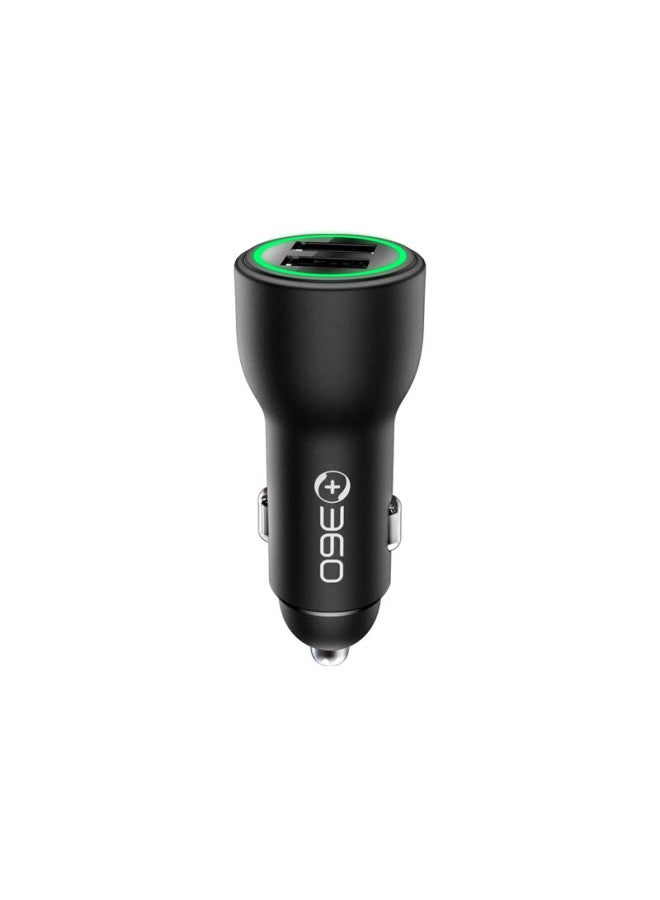 360 Car Charger Fast Charging Data Cable Set Dual Port Usb 66W Cigarette Lighter Smart Car Charger One Drag Two Converter - Image 4