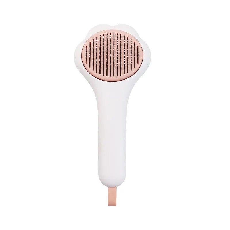 Y&D Cat Paw Pet Hair Removal Comb - One-Key Self-Cleaning Grooming Brush for Dogs, Cats, Rabbits - Shedding Tool & Brushes - Image 1