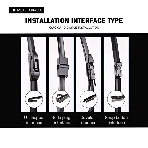 FAPIUO 10B Rear Windshield Wiper Blade All-season Durable Original Equipment Replacement 10"/254mm(Pack of 1) - Image 5