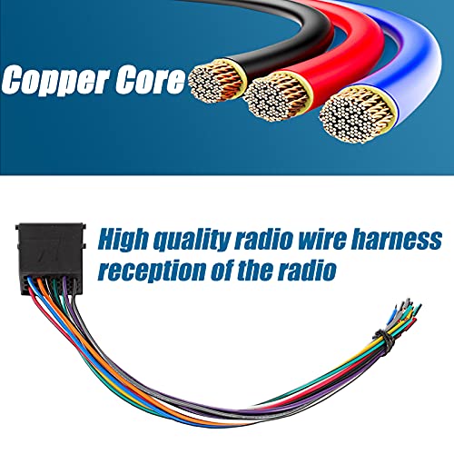 RED WOLF Compatible with BMW 1988-2003 528i/E46/325/323/318/Z3/M3 Aftermarket Radio Stereo Wiring Harness Adapter Installation Connector Plug - Image 4