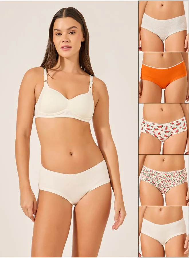 ستايلي Pack of 5 - Assorted Short Briefs