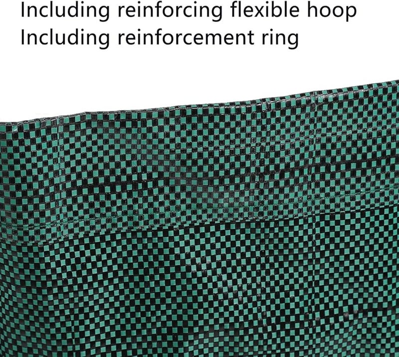 أكياس نفايات الحديقة الثقيلة 300 لتر قابلة لإعادة الاستخدام وقابلة للطي من البولي بروبيلين المنسوج لحاويات الأوراق - Image 4