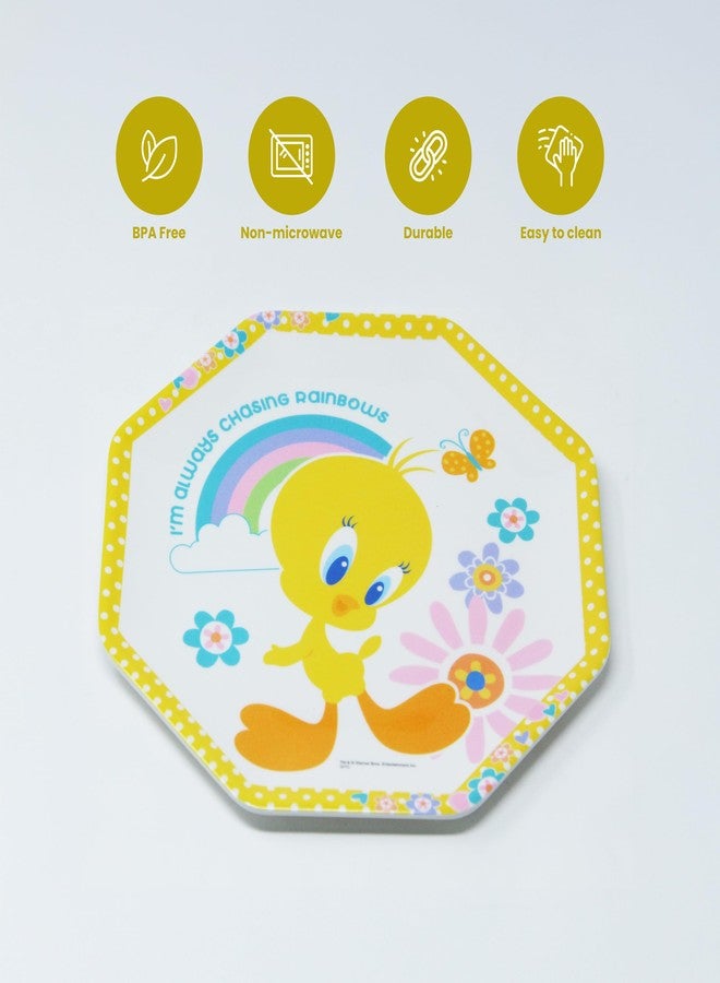 HOOM Eight Angle Melamine Plate for Kids - Printed Cartoon Character Design, Durable & BPA-Free, Ideal for Toddlers and Children (TY) - Image 5