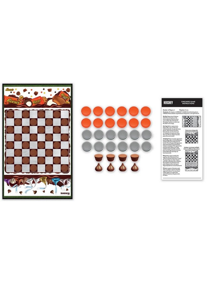 MasterPieces MasterPieces Family Game - Hershey - Kisses vs. Reese's Checkers - Officially Licensed Board Game for Kids & Adults - Image 2