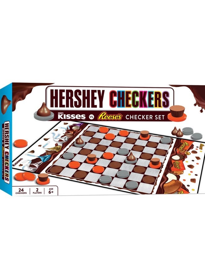 MasterPieces MasterPieces Family Game - Hershey - Kisses vs. Reese's Checkers - Officially Licensed Board Game for Kids & Adults - Image 1