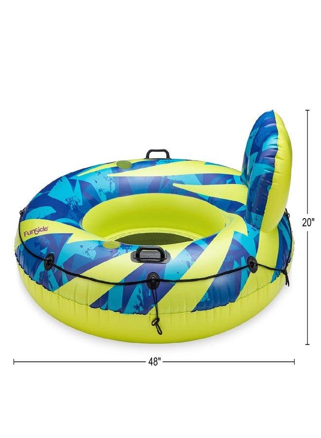 Funsicle 48in x 20in Rolling River Inflatable FunTube with 2 Cup Holders - Image 5