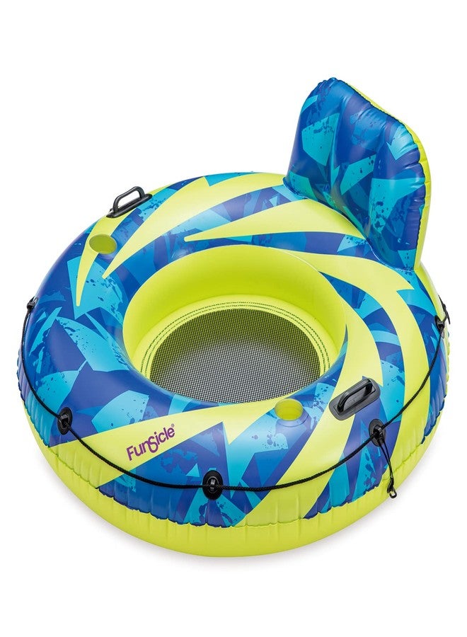 Funsicle 48in x 20in Rolling River Inflatable FunTube with 2 Cup Holders - Image 1