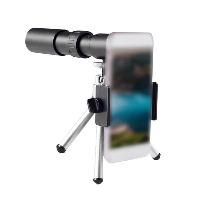 Monocular Telescope: BAK4 Prism High Transmittance, One-Hand Quick Focus, Anti-Slip Focus Wheel - Portable Optics for Outdoor Observation & Daily Use - Image 1