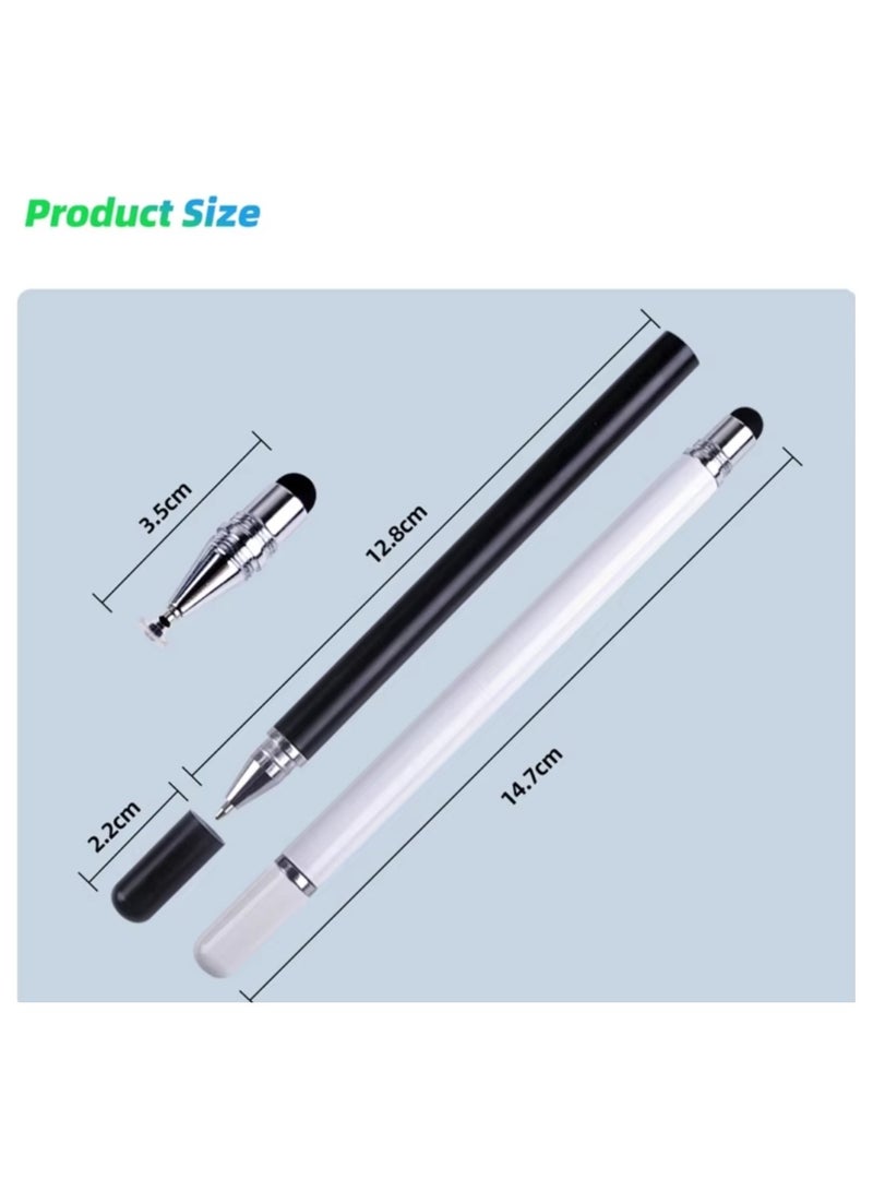 Arabest Dual-tip Stylus Pen for iPhones, iPads, and Samsung devices - Compatible with all touchscreens, this stylus pen offers precise touch input for a variety of devices. - Image 3