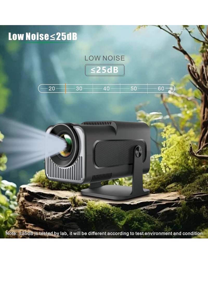 Mini Projector, 4k Support Wifi Bluetooth Projector, Outdoor Movie Smart Projector, Lightweight And Portable Screen Display Projector For Home Ceiling Bedroom, (1pc) - Image 4