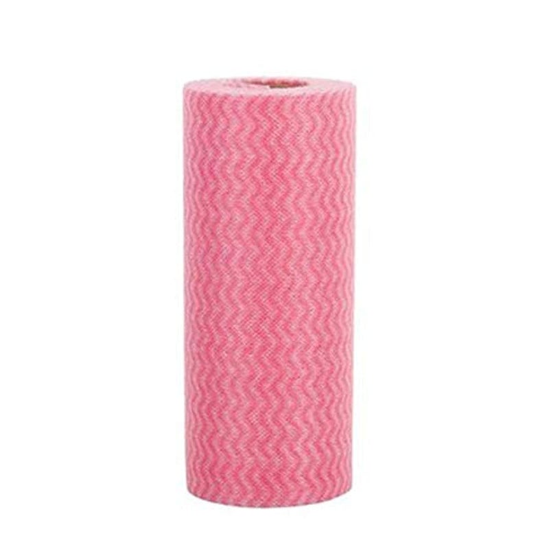 50pcs/roll Disposable Cleaning Towel Paper Towels Multipurpose Fabric OTP Nonwovens Non-woven Kitchen Disposable Cleaning Nonstick Wiping Rag House Cleaning Cloth Washcloth Towel_one year warranty