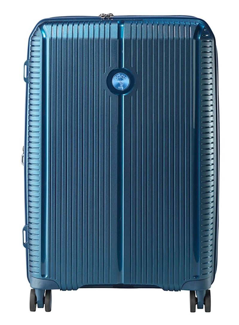 Jump Sondo Polypropylene Hard Expandable Luggage Suitcase Trolley Medium 66cm Blue - Image 2