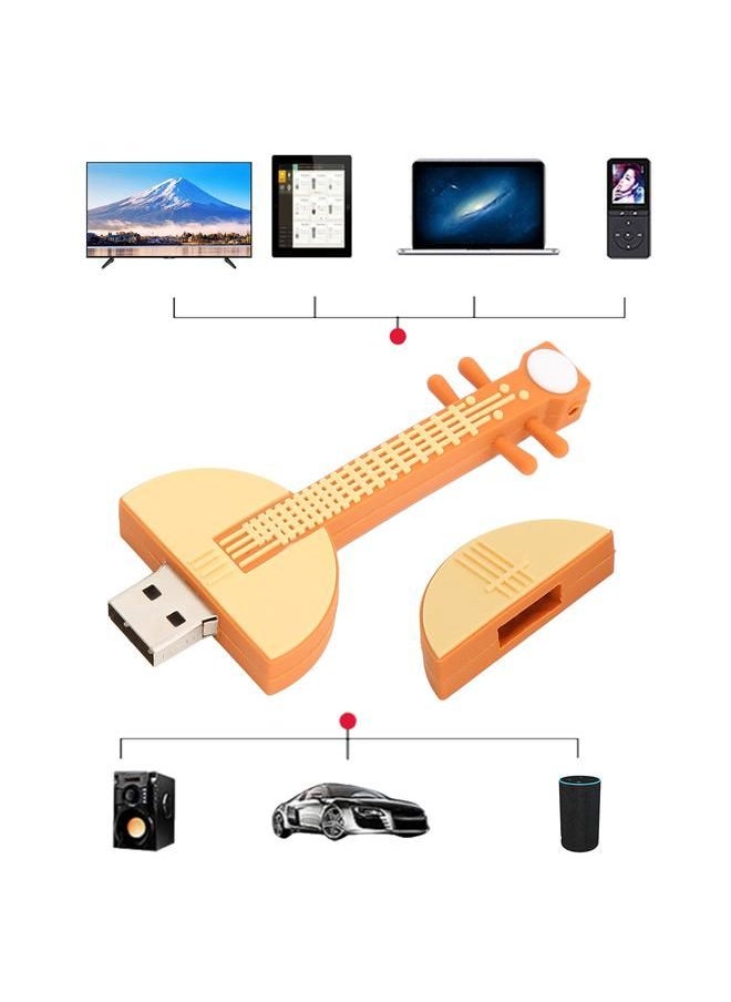 Arabest - Lute Appearance USB Stick Data Transfer Storage USB Flash Drive Computer Accessories16GB - Image 1