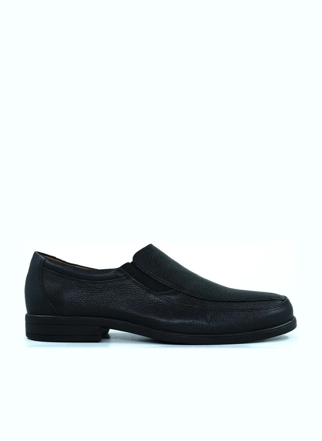 هاش بابيز HUSH PUPPIES Black Leather Slip-On Shoes