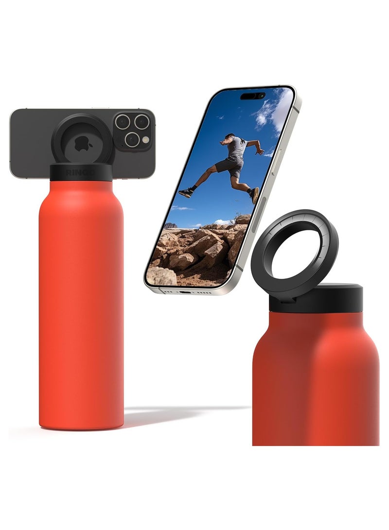 Ringo Ringo Insulated Water Bottle for iPhone with Magnetic Phone Mount  - Image 1