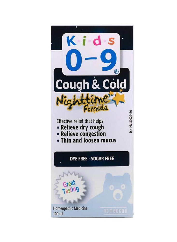Homeocan Kids 0-9 Cough & Cold Night Time Formula 100 Ml 