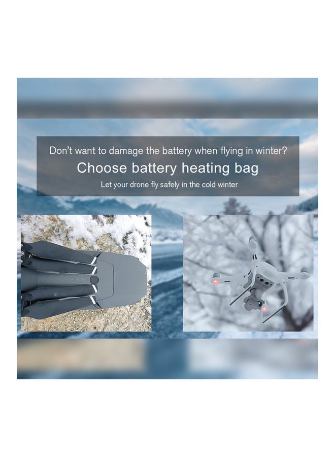NIBEMINENT Drone Battery Heating Preservation Thermal Bag Compatible With DJI Mini 2/Mavic Air 2 15x2.8x8.8cm - Image 5