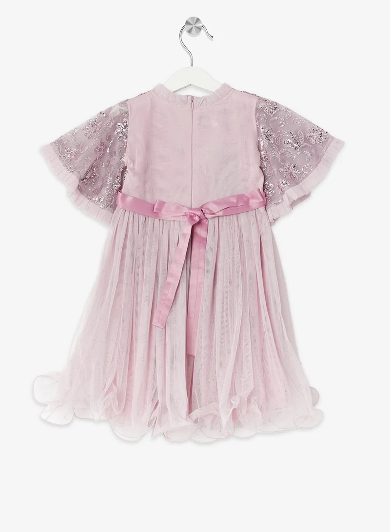 ليتل جولدن ابل فستان فراشة مزهر