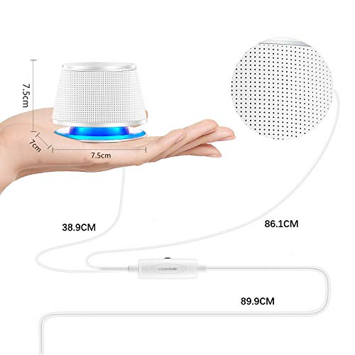 Sanyun SW102 Computer Speakers, 5Wx2, Deep Bass in Small Body, Stereo 2.0 USB Powered 3.5mm Aux Multimedia Speakers, Built-in Bottom Bass Radiators, PC Laptop Desktop Speakers, White - Image 5