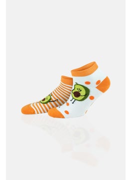 Aytuğ Unisex Premium Cotton 6 Pairs Special Boxed Colorful Booties Socks  - Image 2