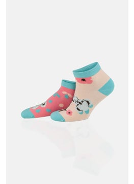 Aytuğ Unisex Premium Cotton 6 Pairs Special Boxed Colorful Booties Socks  - Image 5