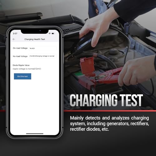 Launch Battery Tester, BST 360 Bluetooth Battery Test Clip, 12V Car Battery Tester with Charging System/Cranking Test, Auto Battery Analyzer for Cars/Trucks/RVs/Motorcycles/Boats - Image 5