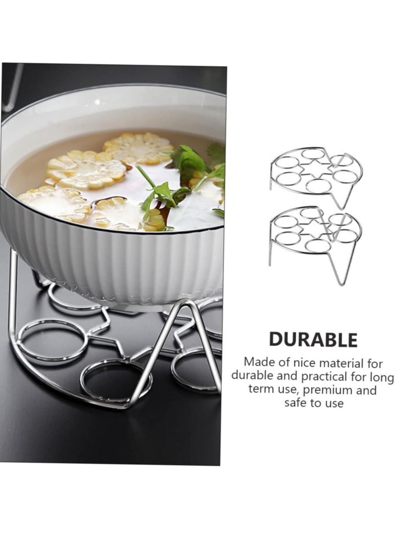 Loquat 2pcs Egg Steamer Rack Steam Rack Egg Steamer Tray for Instant Pot Pressure Cooker Accessories - Image 3