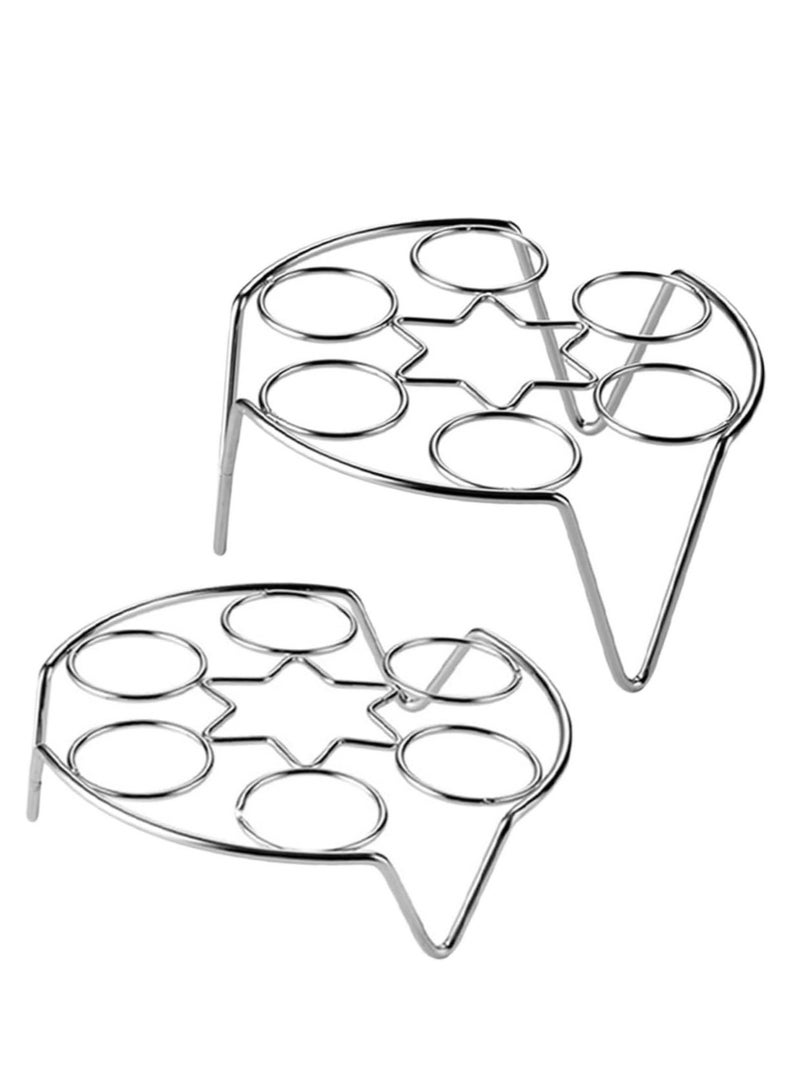 Loquat 2pcs Egg Steamer Rack Steam Rack Egg Steamer Tray for Instant Pot Pressure Cooker Accessories - Image 1