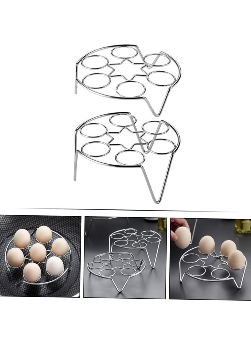 Loquat 2pcs Egg Steamer Rack Steam Rack Egg Steamer Tray for Instant Pot Pressure Cooker Accessories - Image 4