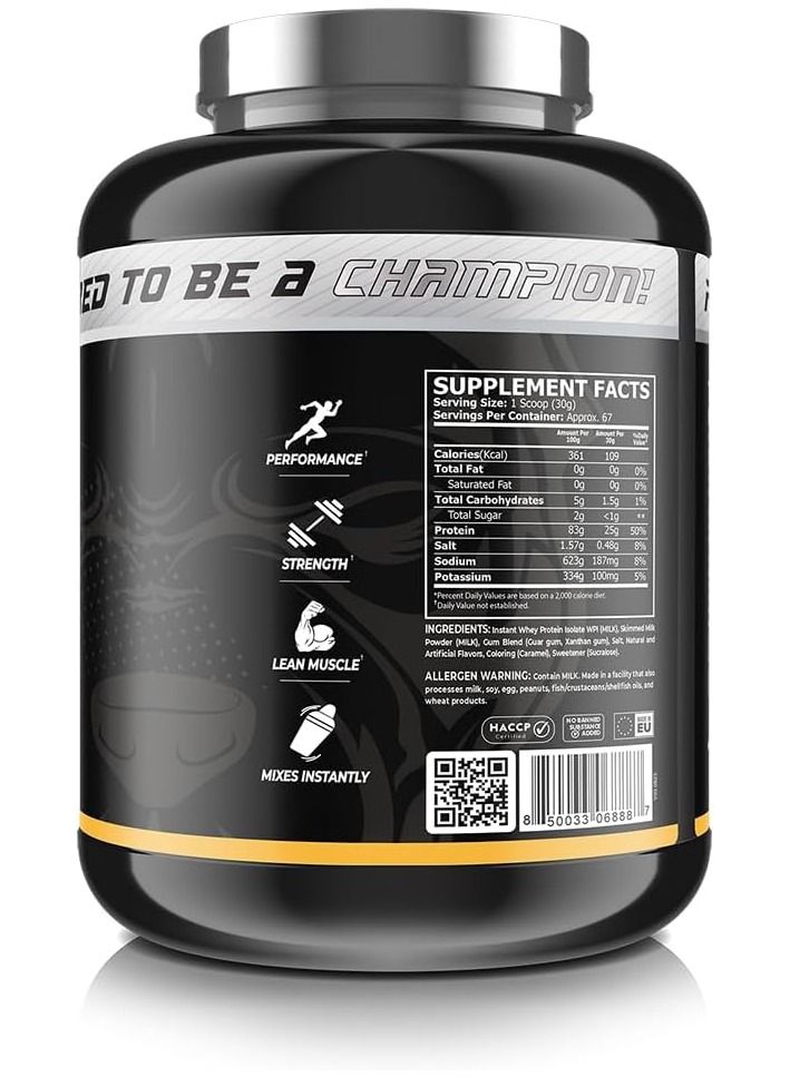 Core Champs Isolate 100% Whey Protein Isolate Caffe Cappuccino 4.4lbs