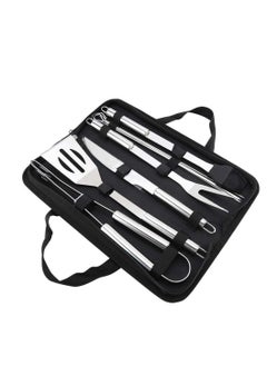 9-Piece Stainless Steel BBQ Tool Set in Silver Black - pzsku/Z4430048521D9273B2B4EZ/45/_/1702631185/f6824933-edb2-47d8-8ab9-dbcdb35e2204