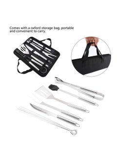 9-Piece Stainless Steel BBQ Tool Set in Silver Black - pzsku/Z4430048521D9273B2B4EZ/45/_/1702631206/218bd9af-a1f6-4627-b304-4c18bec06e8a