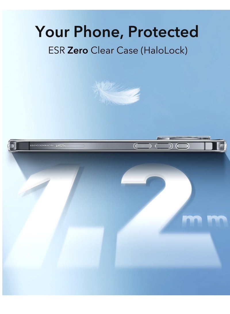 ELTRAZONE iPhone 16 Case – MagSafe Compatible, Shockproof Thin Cover with Camera Protection, Scratch and Yellowing Resistant – Clear (Zero Series) - Image 2